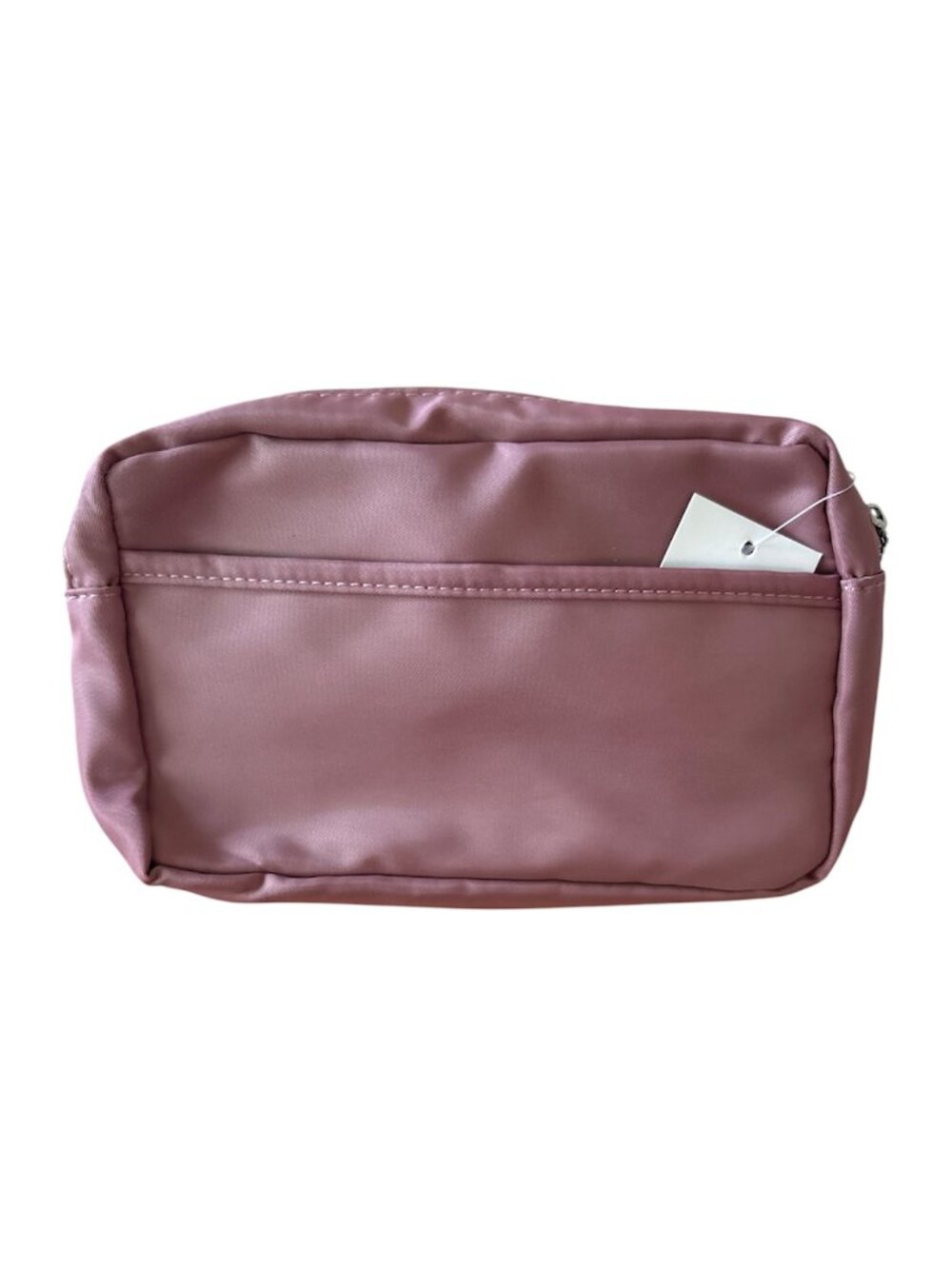 Mauve Pink Crossbody Bag Small Travel Purse Adjustable Strap Zip Pocket / NWT